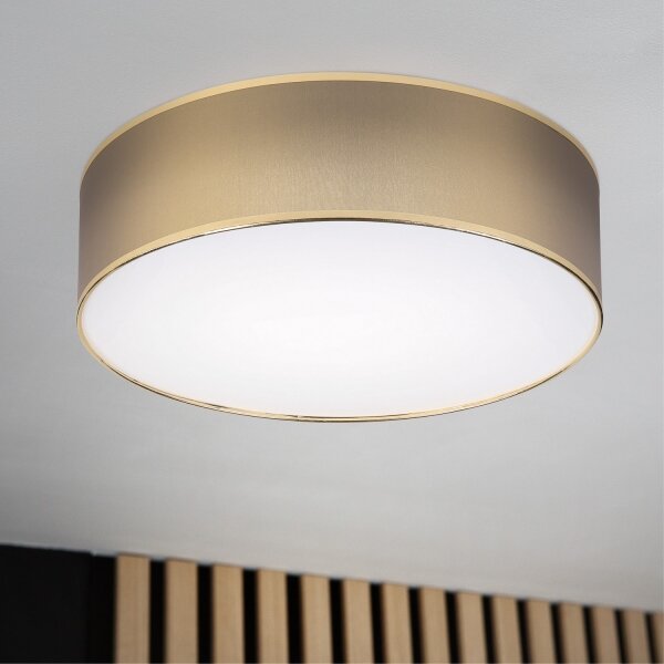 LED stropné svietidlo SIRJA LED/36W/230V pr. 45 cm hnedá/zlatá