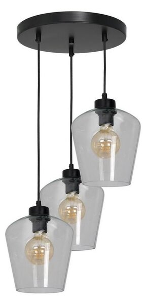 Luster na lanku SANTIAGO 3xE27/60W/230V číra