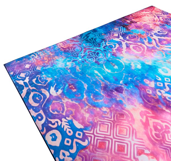 Koberec viacfarebný polyester 200 x 300 cm s nízkym vlasom s potlačou orientálny boho štýl obývacia izba spálňa