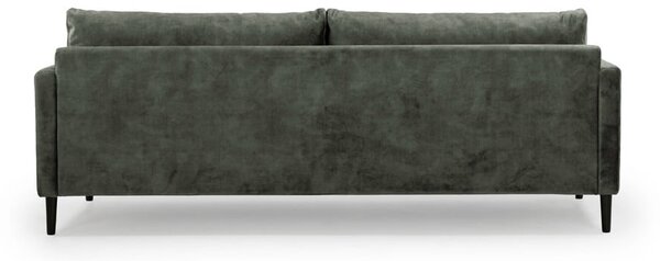 Zelenosivá zamatová pohovka 220 cm Adagio - Scandic