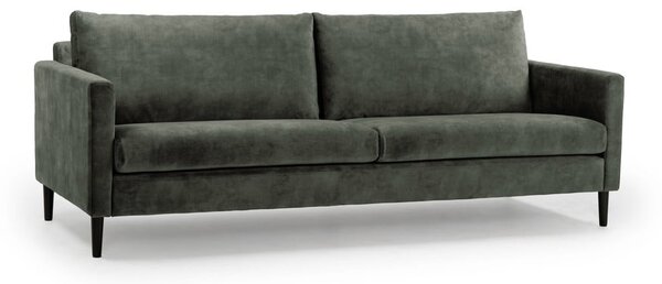 Zelenosivá zamatová pohovka 220 cm Adagio - Scandic