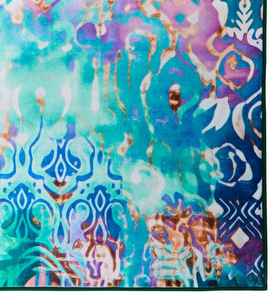 Koberec viacfarebný polyester 80 x 150 cm s nízkym vlasom s potlačou orientálny boho štýl obývacia izba spálňa
