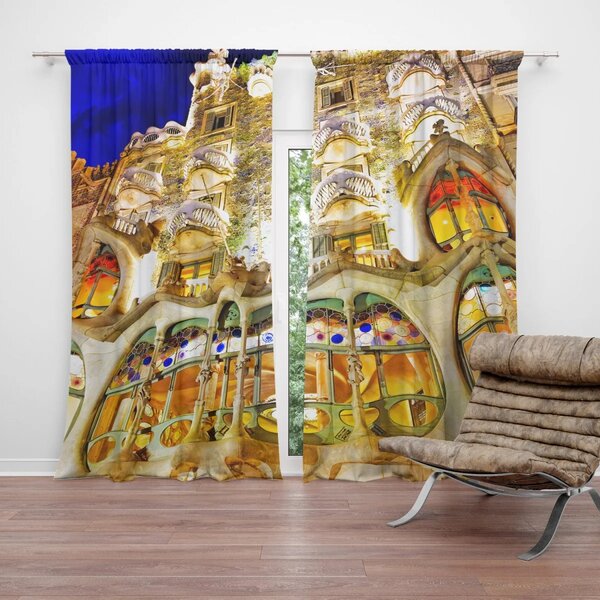Sablio Záves Barcelona Gaudi Casa Batllo 1: 2ks 140x250cm