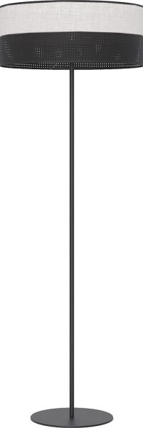 Stojacia lampa KARBON 1xE27/15W/230V čierna/sivá