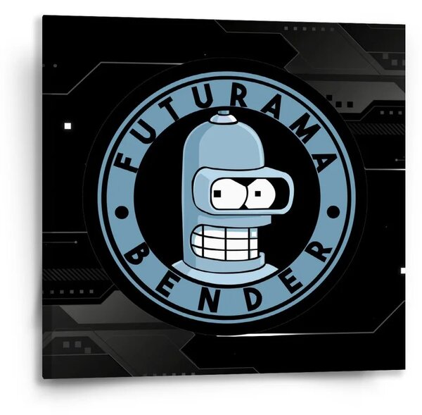Sablio Obraz Futurama Bender Technology - 50x50 cm