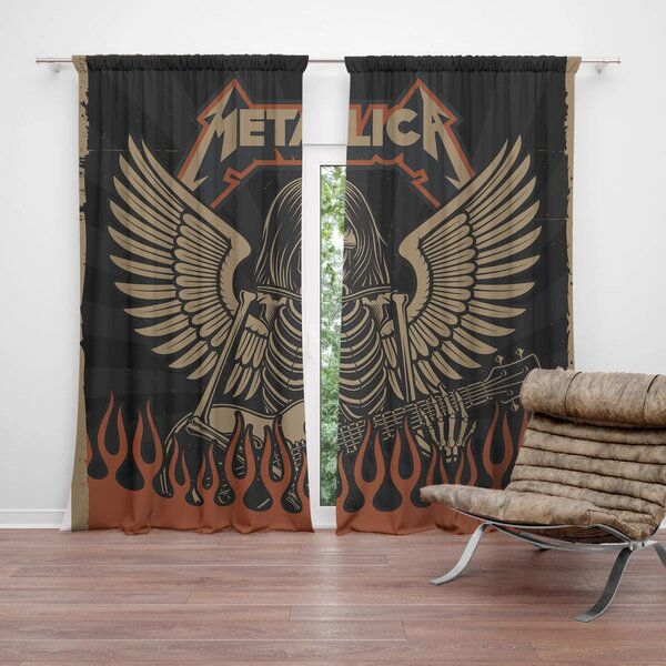 Sablio Záves METALLICA Padlý anděl: 2ks 140x250cm