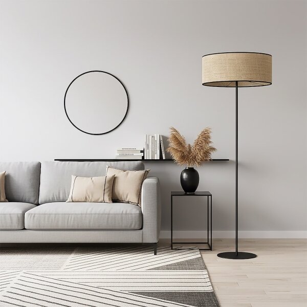 Stojacia lampa ECO 1xE27/15W/230V béžová/ratan