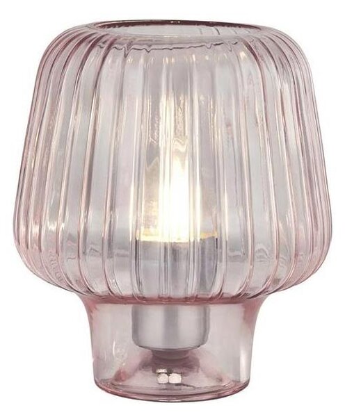 Searchlight EU60753PI - Stolná lampa ARIA 1xE27/10W/230V ružová