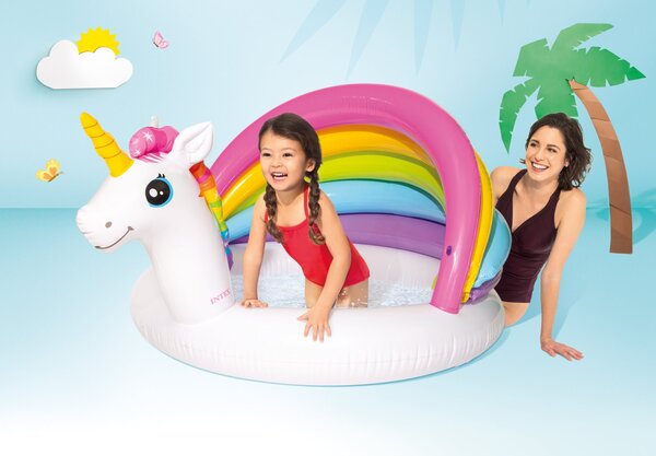 Intex Detský nafukovací bazén 57113 - Jednorožec