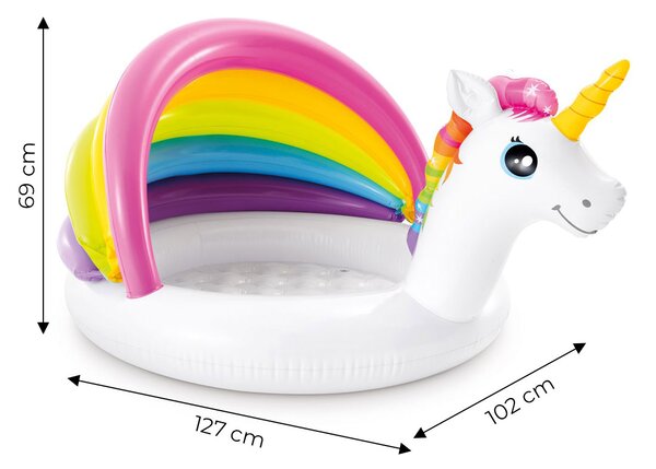 Intex Detský nafukovací bazén 57113 - Jednorožec
