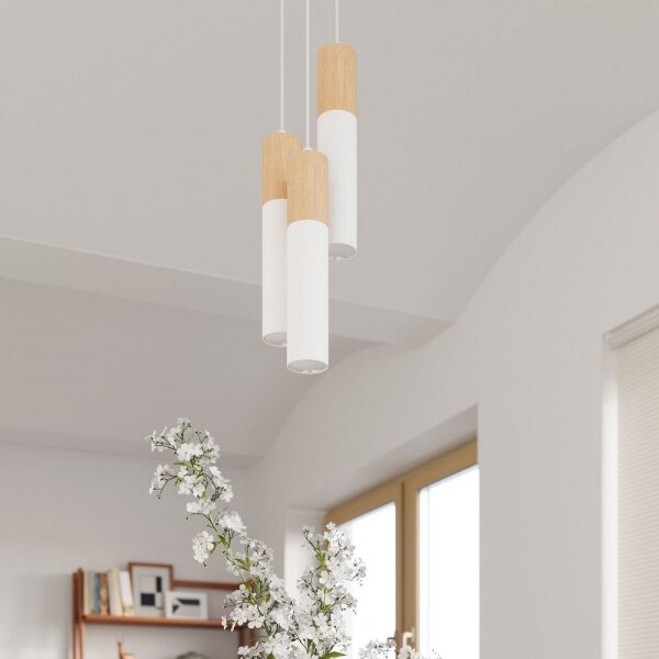 Sollux SL.0631 - Stropné svietidlo PABLO 1xGU10/40W/230V biela