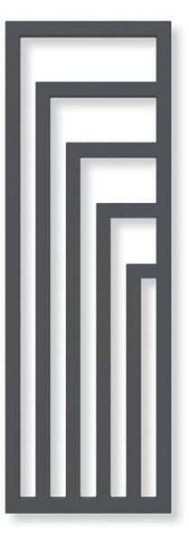 Terma Angus V 1300x440 vodný radiátor Metallic Black ZX