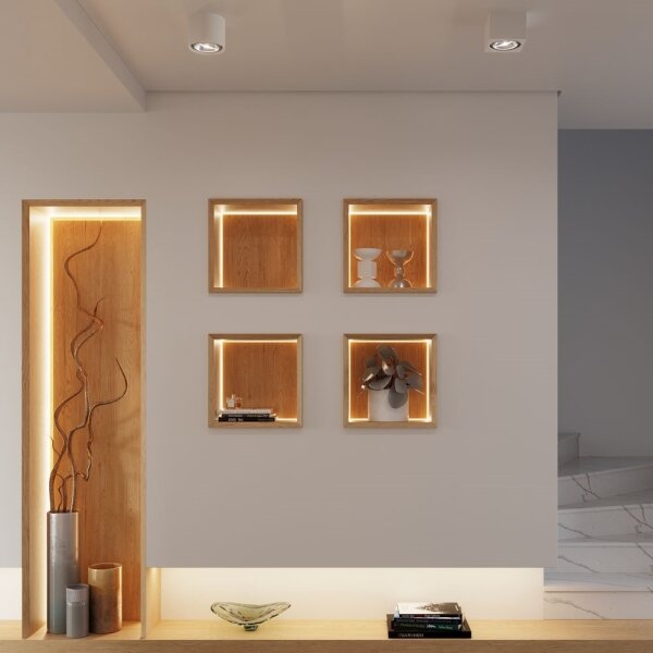 Sollux SL.0841 - Bodové svietidlo KALU 1xGU10/ES111/40W/230V
