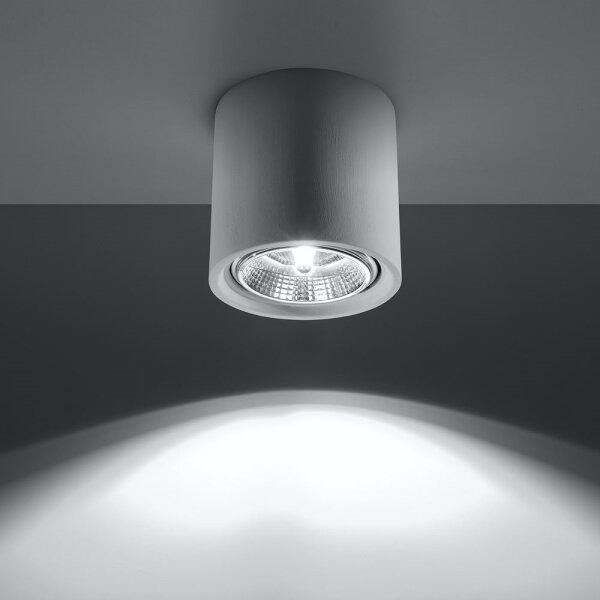 Sollux SL.0841 - Bodové svietidlo KALU 1xGU10/ES111/40W/230V