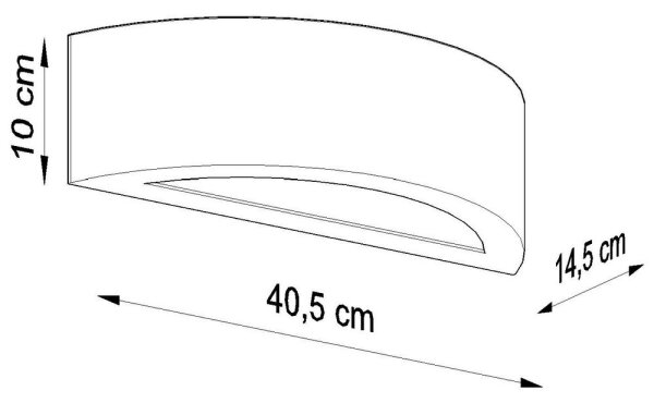 Nástenné svietidlo ATENA 1xE27/60W/230V šedá