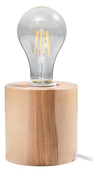 Sollux SL.0674 - Stolná lampa SALGADO 1xE27/60W/230V drevo