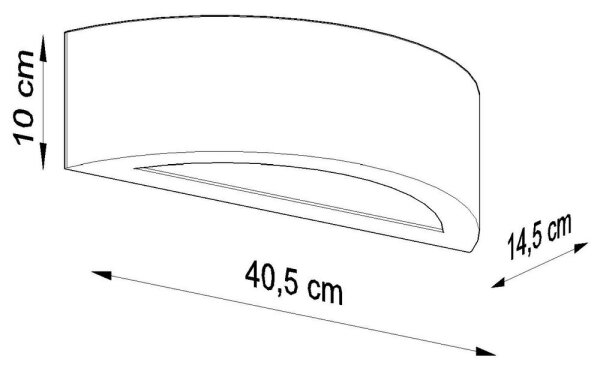 Nástenné svietidlo ATENA 1xE27/60W/230V čierna