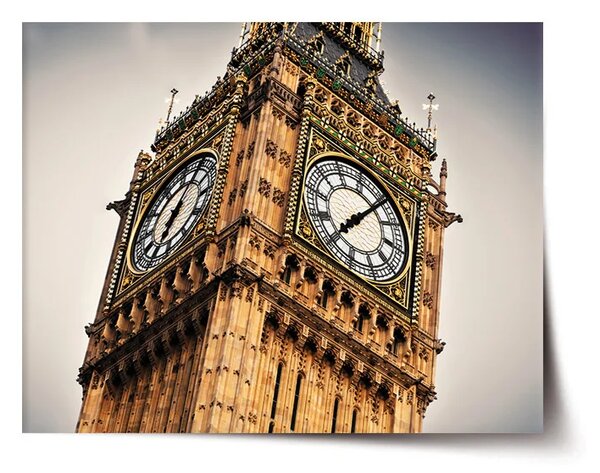 Sablio Plagát Clock tower - 60x40 cm