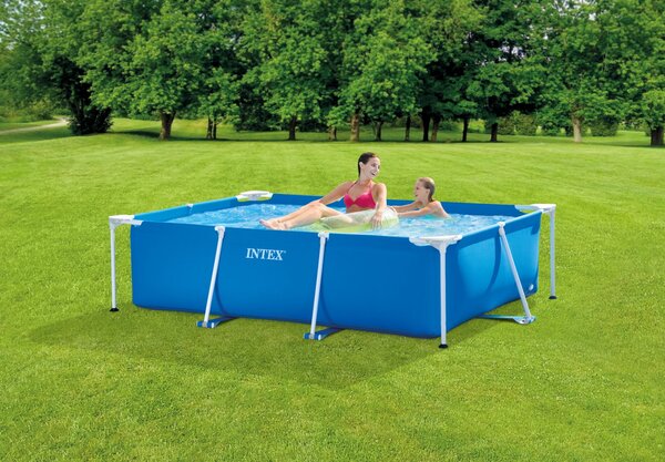 Intex Obdĺžnikový záhradný rámový bazén 220 x 150cm 28270 INTEX