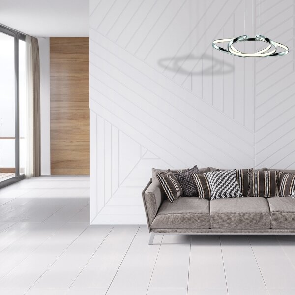 LED luster na lanku COPERNICUS LED/46W/230V