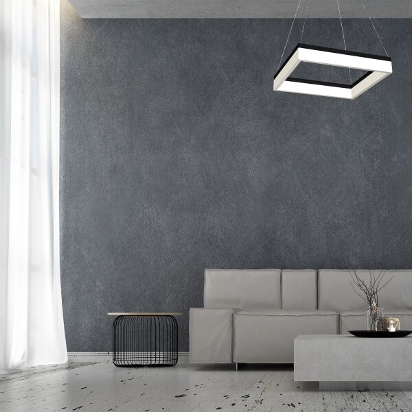 LED luster na lanku NERO LED/32W/230V
