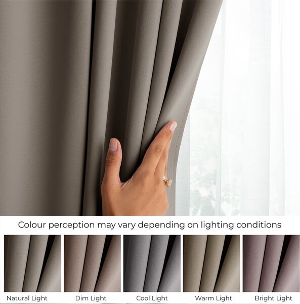 Sivobéžový dimout záves 140x245 cm Kierra – Restilo