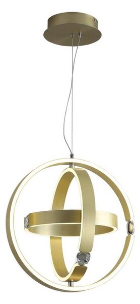 LED Krištáľový luster na lanku SIRIUS LED/80W/230V