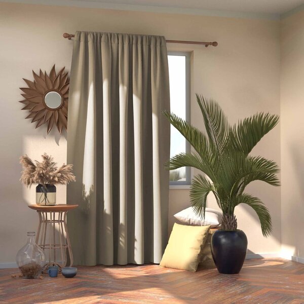 Sivobéžový dimout záves 140x270 cm Kierra – Restilo