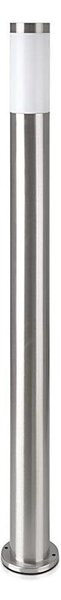 Vonkajšia lampa 1xE27/60W/230V IP44 110cm matný chróm