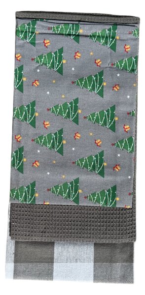 Sendia Textil Kuchynské utierky 3 Set Stromček