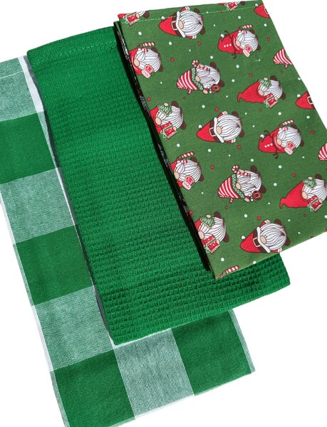 Sendia Textil Kuchynské utierky 3 Set Škriatok