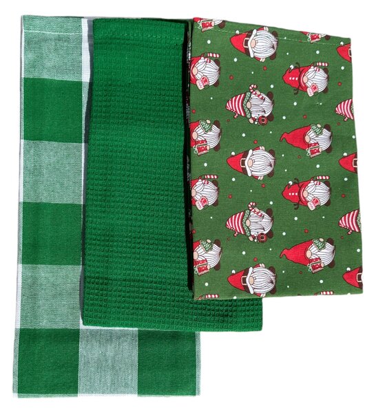 Sendia Textil Kuchynské utierky 3 Set Škriatok