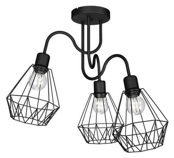 Prisadený luster BERGEN 3xE27/60W/230V