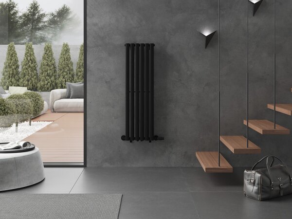 Mexen Oregon, vykurovacie teleso 1200 x 360 mm, 417 W, čierna, W202-1200-350-00-70