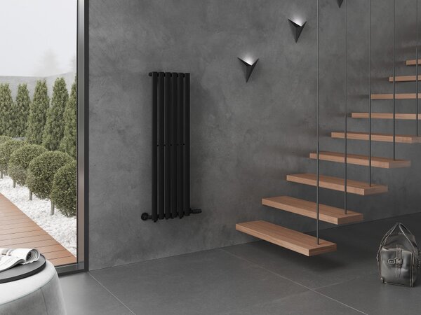 Mexen Oregon, vykurovacie teleso 1200 x 360 mm, 417 W, čierna, W202-1200-350-00-70