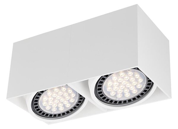 Zuma Line ACGU10-116 - Bodové svietidlo BOX 2 2xGU10-ES111/15W/230V biela