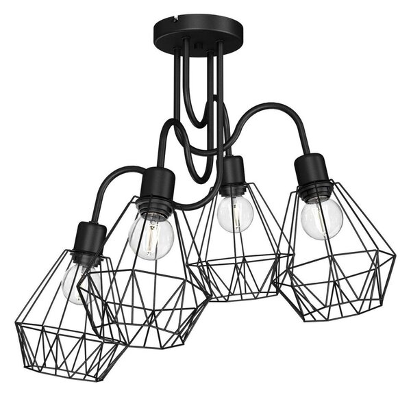 Prisadený luster BERGEN 4xE27/60W/230V