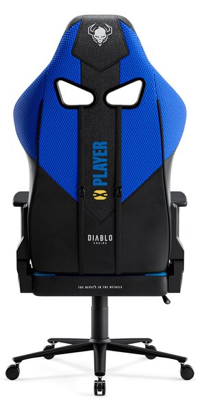 Látkové herné kreslo Diablo X-Player 2.0 Normal Size, Frost Black/ čierne