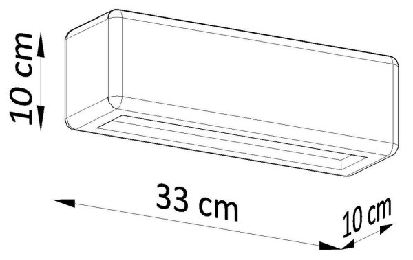 Nástenné svietidlo SUBANI 1xE27/60W/230V