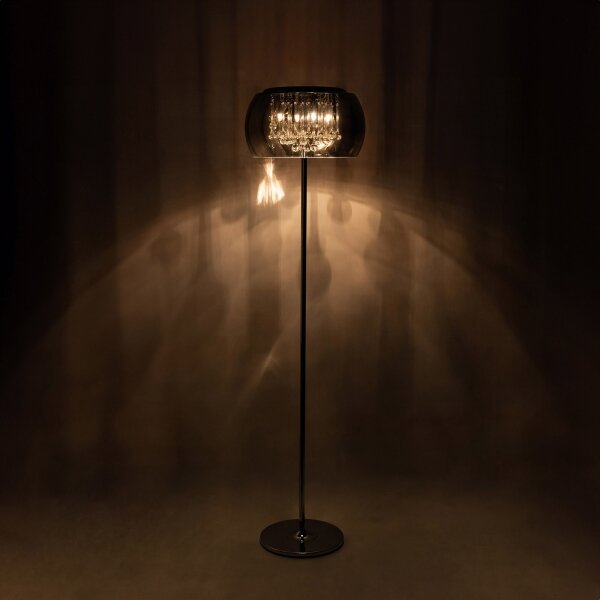 Zuma Line F0076-04A-F4FZ - Krištáľová stojacia lampa CRYSTAL 4xG9/42W/230V