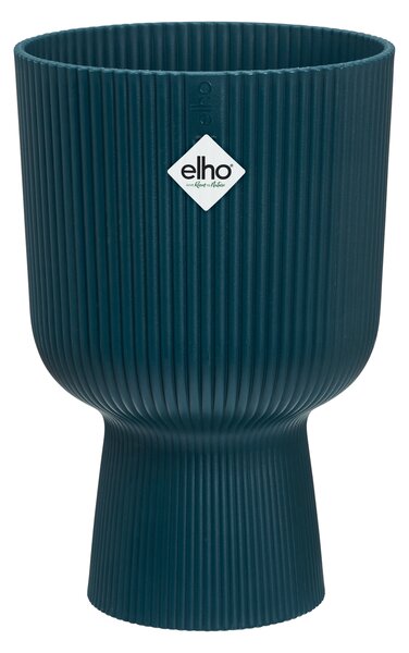 Elho plastový kvetináč Vibes fold Coupe deep blue Ø 14 cm