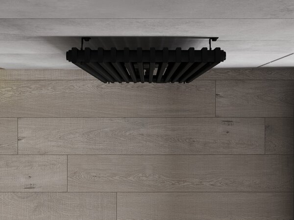 Mexen Kansas, vykurovacie teleso 1800 x 420 mm, 975 W, čierna, W204-1800-420-00-70