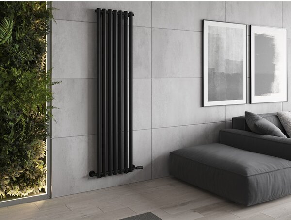 Mexen Texas, vykurovacie teleso 1800 x 460 mm, 719 W, čierna, W203-1800-460-00-70