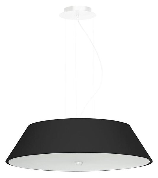 Sollux SL.0766 - Luster na lanku VEGA 5xE27/60W/230V pr. 60 cm čierna