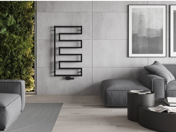 Mexen Florida, vykurovacie teleso 1080 x 600 mm, 358 W, čierna, W206-1080-600-00-70