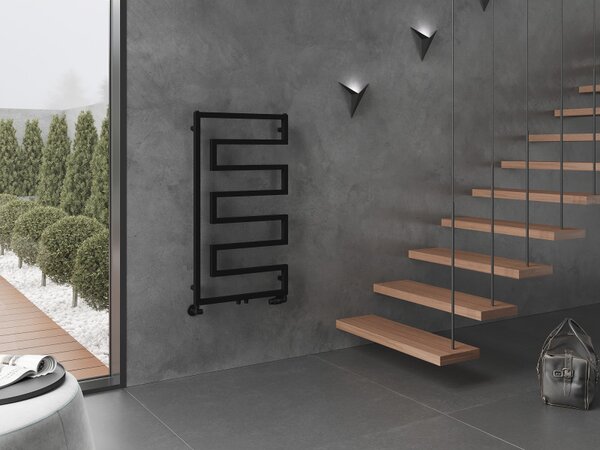 Mexen Florida, vykurovacie teleso 1080 x 600 mm, 358 W, čierna, W206-1080-600-00-70