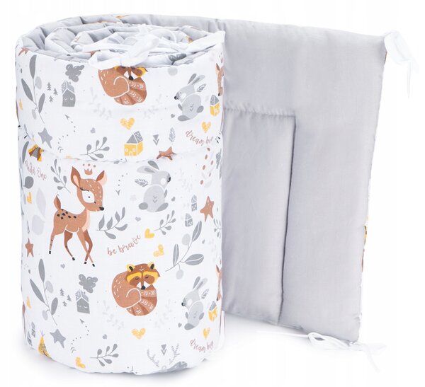 Vulpi Mantinel do postieľky 180x30 Baby Boom Farba: modrá-zvieratká