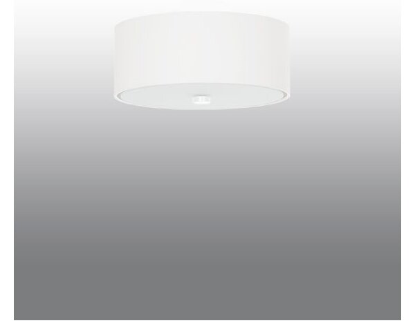Sollux SL.0759 - Stropné svietidlo SKALA 3xE27/60W/230V pr. 30 cm biela