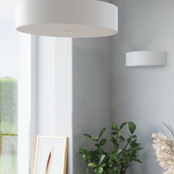 Sollux SL.0759 - Stropné svietidlo SKALA 3xE27/60W/230V pr. 30 cm biela