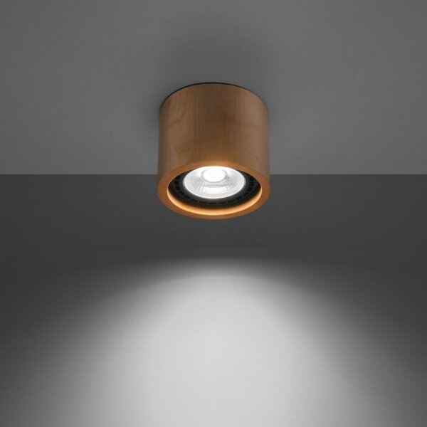 Sollux SL.0913 - Stropné svietidlo BASIC AR111 1xGU10/40W/230V buk